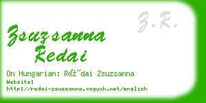 zsuzsanna redai business card